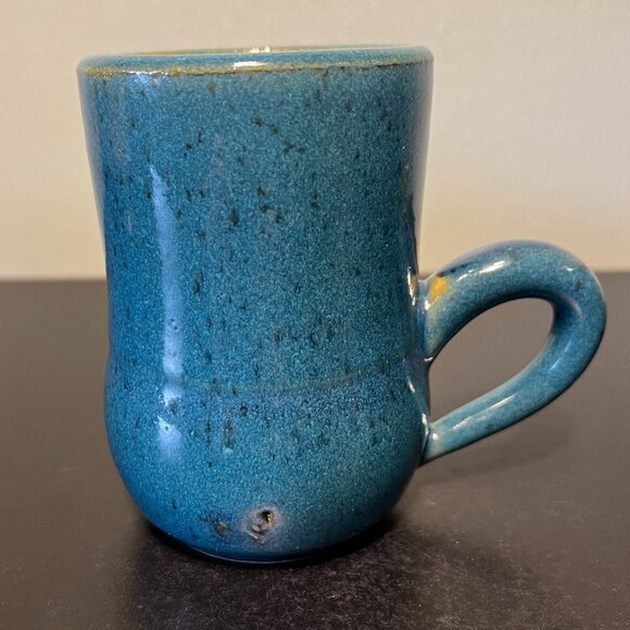 Handcrafted Blue Glaze Pottery Mug ~ CS Pottery - Picture 7 of 14